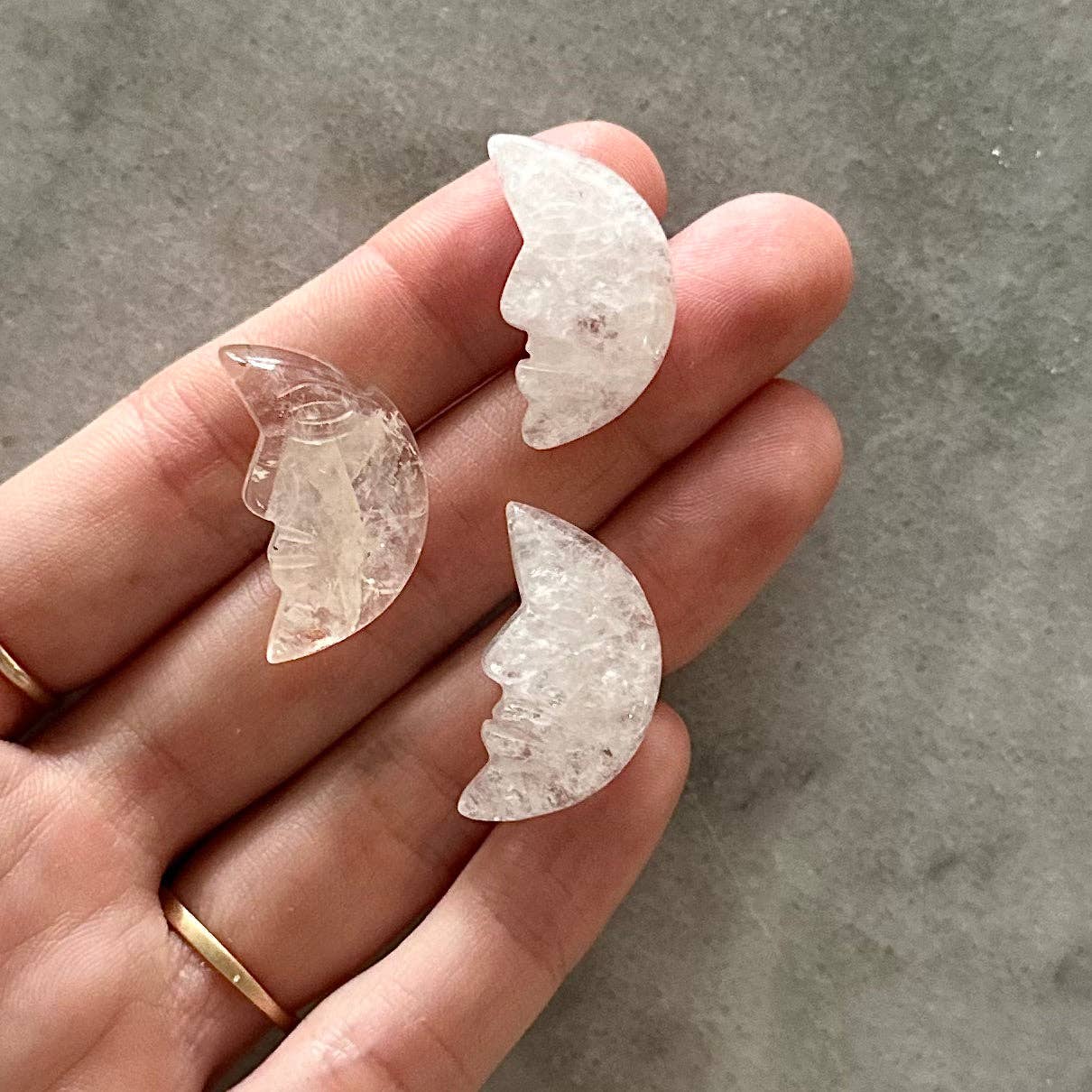 Quartz Moon Face