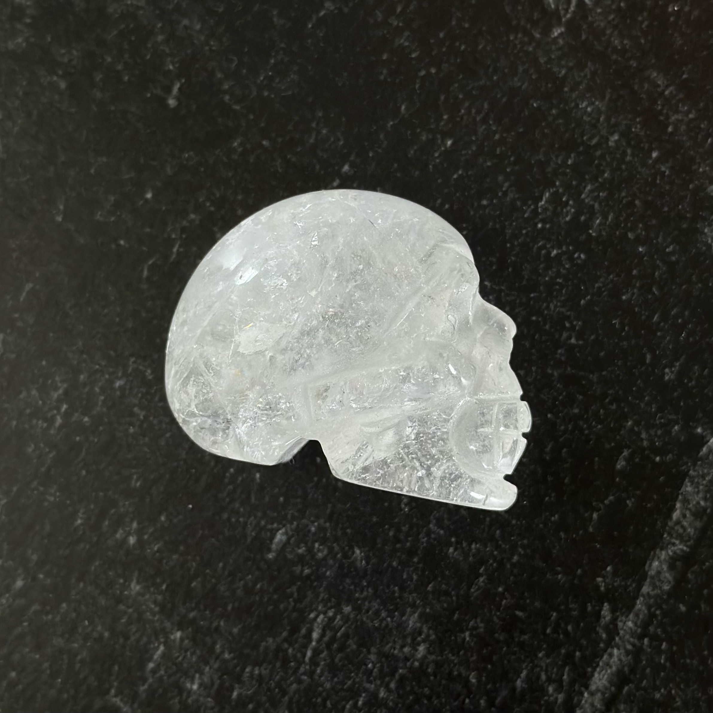 Quartz Hand-Carved Skull