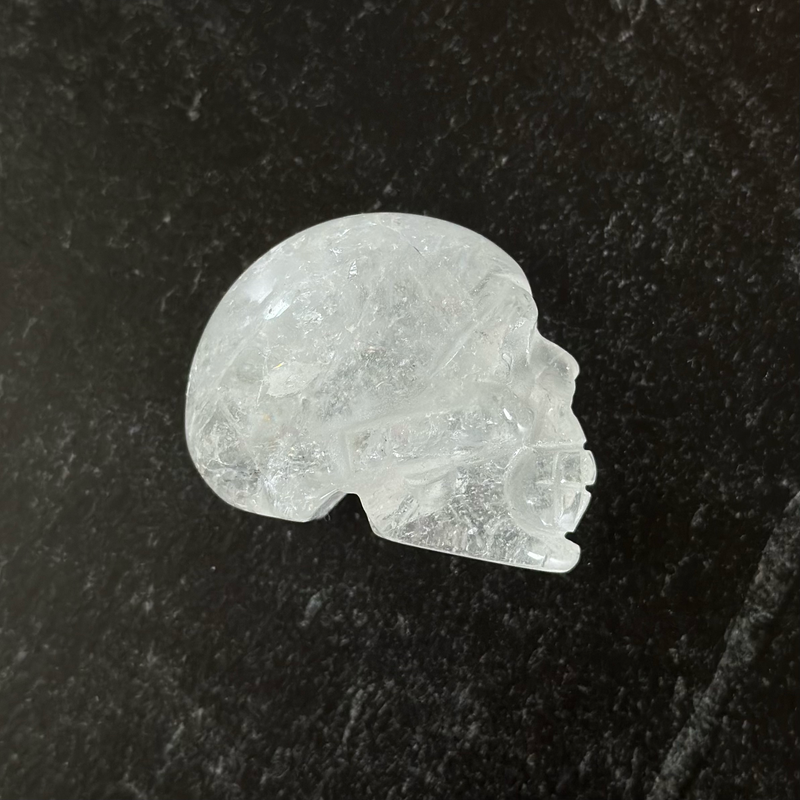 Quartz Hand-Carved Skull