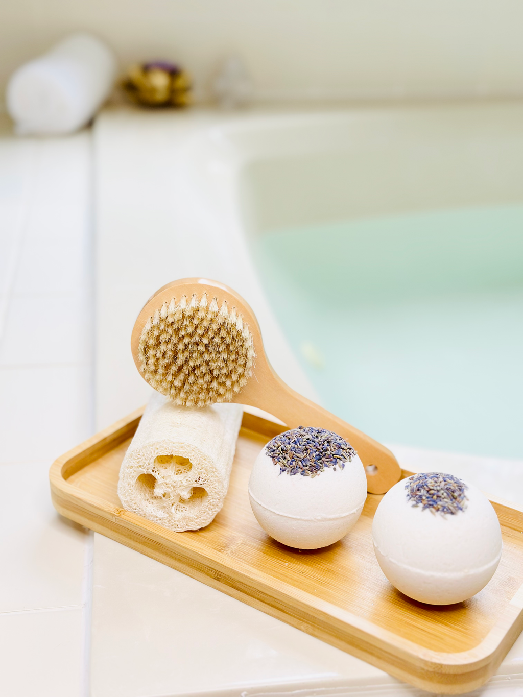 Soothing Lavender Bath Bomb
