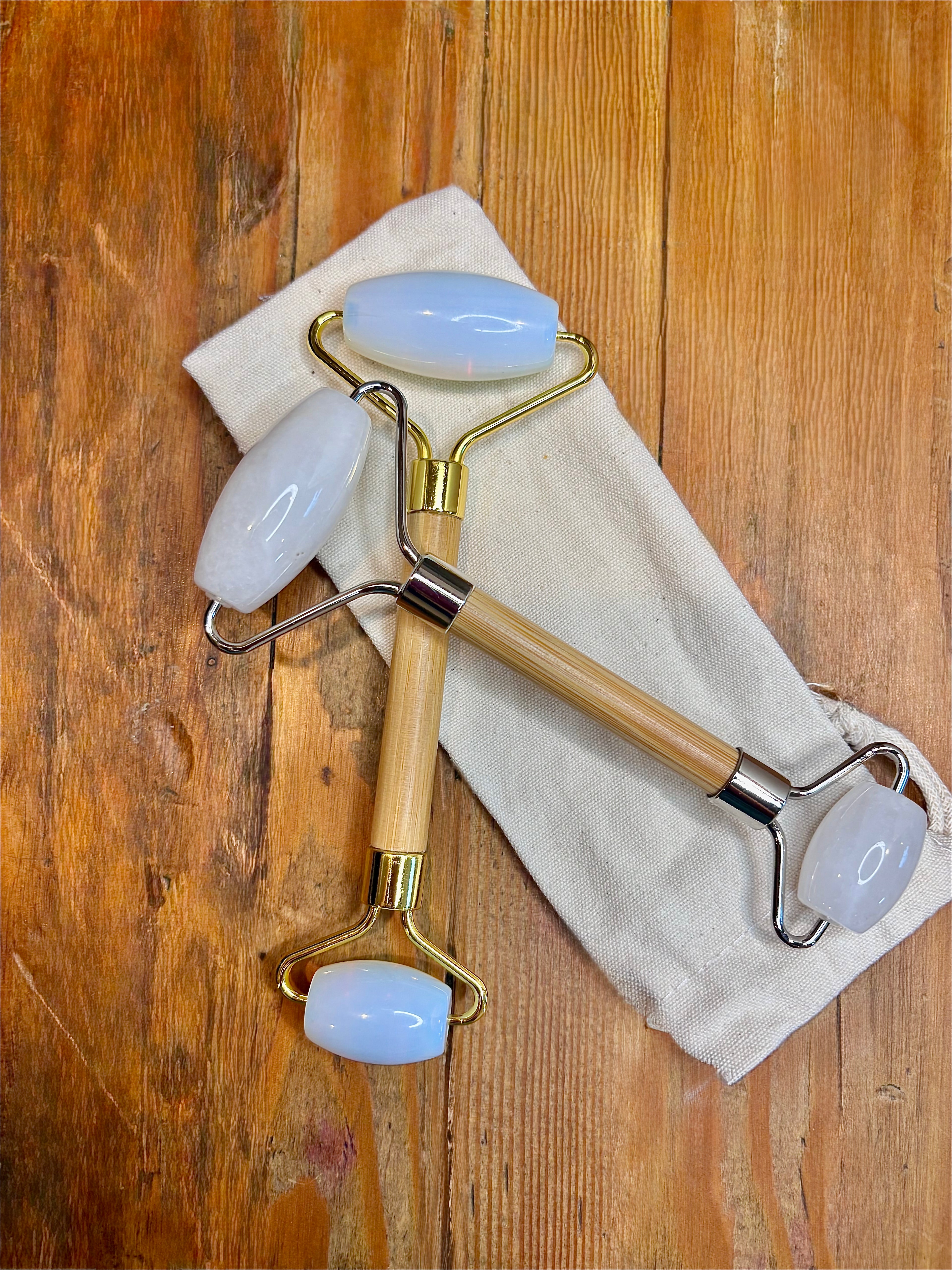White Jade Bamboo Facial Roller